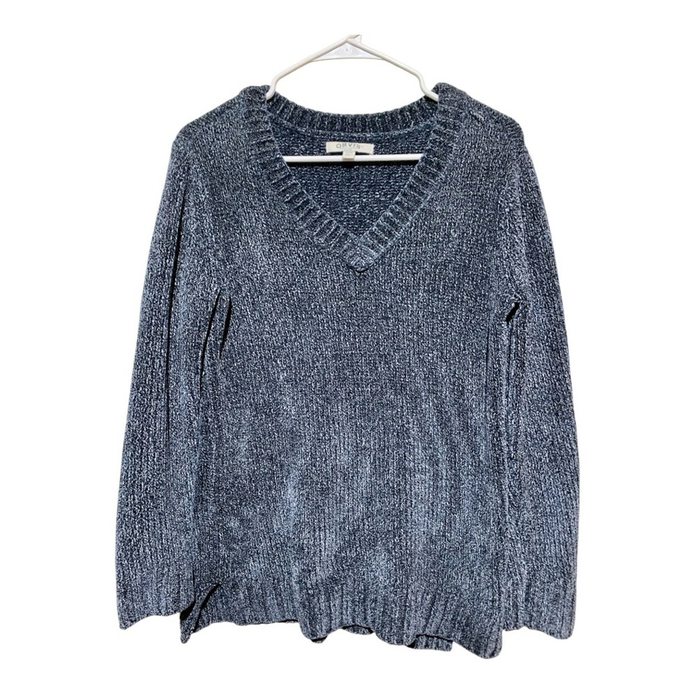 Women's  Orvis Poly Chenille V-Neck Sweater Size Small